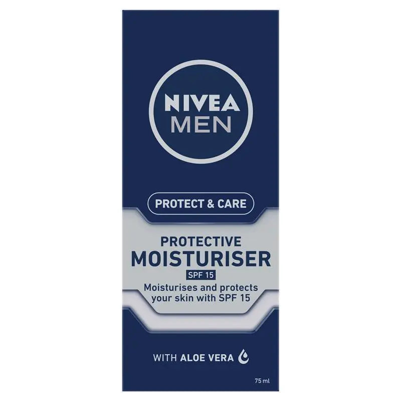 Nivea Men Protect & Care Face Moisturiser Cream SPF 15 75mL