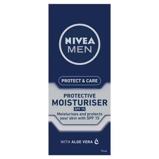 Nivea Men Protect & Care Face Moisturiser Cream SPF 15 75mL