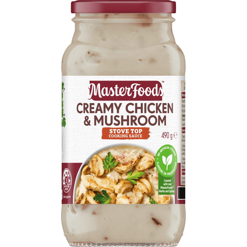MasterFoods Creamy Chicken & Mushroom Simmer Sauce | 490g