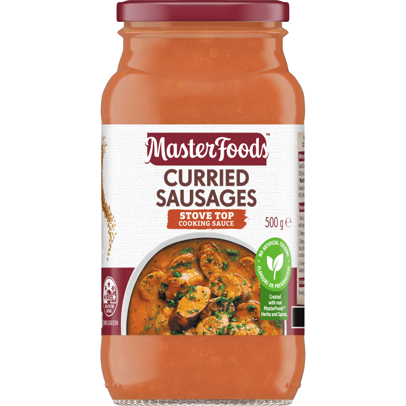 MasterFoods Curried Sausages Cooking Sauce | 500g
