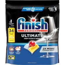 Finish Ultimate Dishwasher Tablets Lemon 52 pack