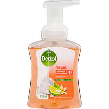 Dettol Antibacterial Foam Hand Wash Pump Lime and Orange Blossom 250mL