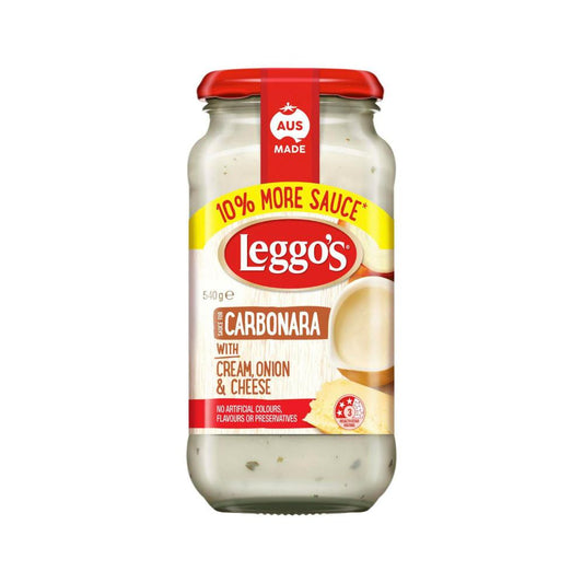 Leggo's Pasta Sauce Jar Carbonara 540g