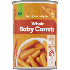 Woolworths Whole Baby Carrots Baby 410g