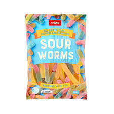 Coles Sour Worms | 150g