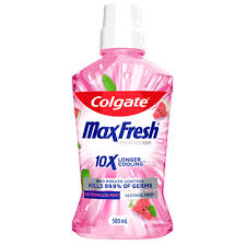 Colgate Max Fresh Mouthwash Watermelon Mint