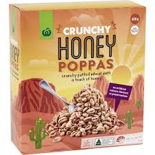 Woolworths Crunchy Honey Poppas 650g