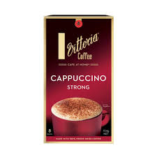 Vittoria Strong Cappuccino Coffee Sachets  8 Pack 104g
