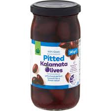Woolworths Pitted Kalamata Olives 345g