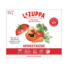 La Zuppa Microwaveable Soup Bowl Minestrone Soup 300 GRAM