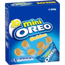 Oreo Mini Golden Cookies Multipack 10 pack 204g