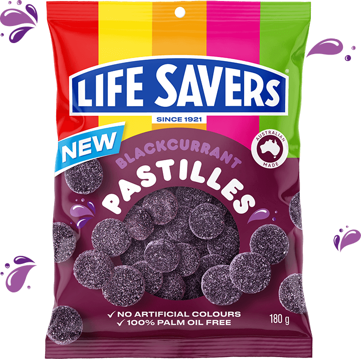 Life Savers Blackcurrant Pastilles 180g