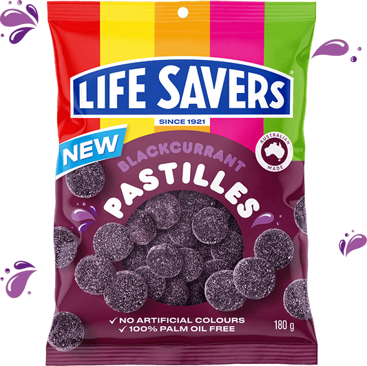 Life Savers Blackcurrant Pastilles 180g