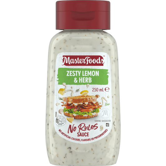 MasterFoods Zesty Lemon & Herb Sauce 250mL
