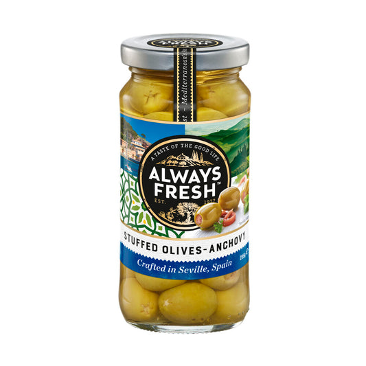 Always Fresh Olives Anchovy Stuffed 235g