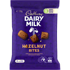 Cadbury Chocolate Hazelnut Bites 130g