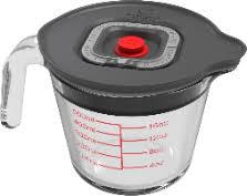 Curtis Stone Glass Container - 500ml Glass measuring jug with lid