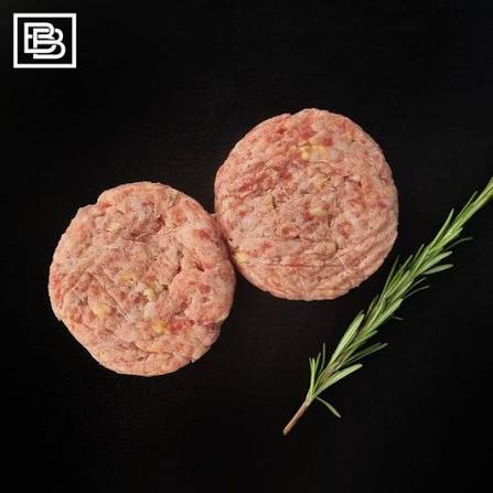 Frozen Burger Pattie Pork 45g (2pk)