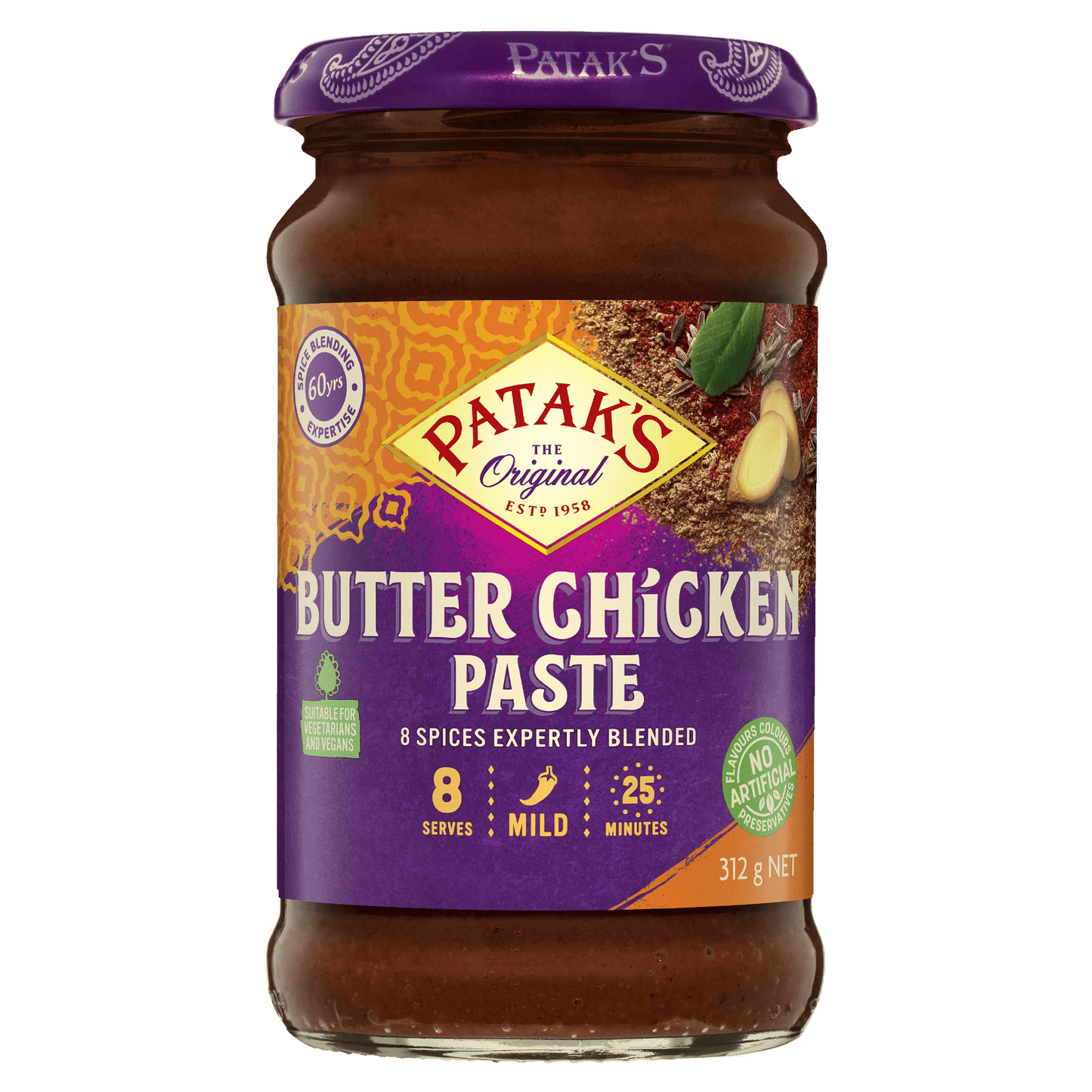 Patak's Butter Chicken Curry Paste 312g