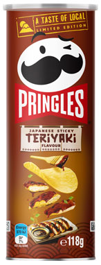 Pringles Potato Chips Japanese Sticky Teriyaki 118g