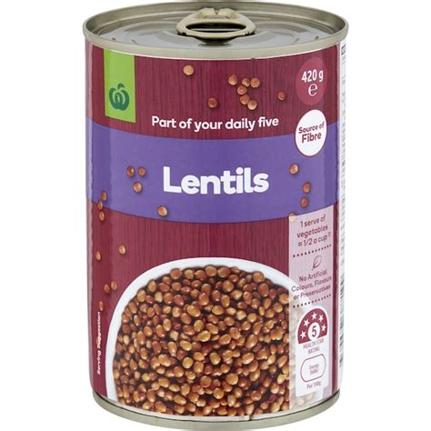 Woolworths Beans Lentils  420g