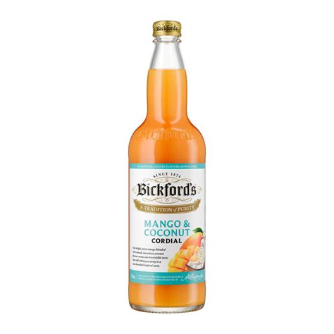 Bickford's Mango & Coconut Cordial 750mL