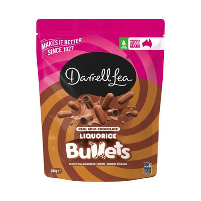 Darrell Lea Bullets Milk Chocolate Liquorice