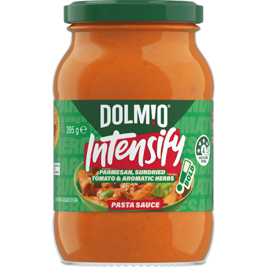 Dolmio Intensify Parmesan- Sundried Tomato & Aromatic Herbs Pasta Sauce 395g