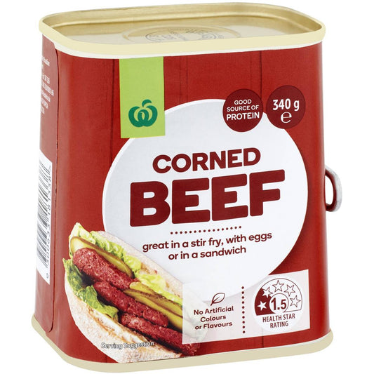 Woolworths Corned Beef 340g