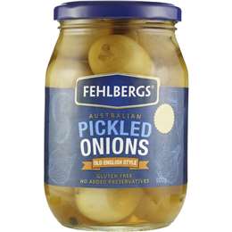 Fehlbergs Brown Pickled Onions  500g