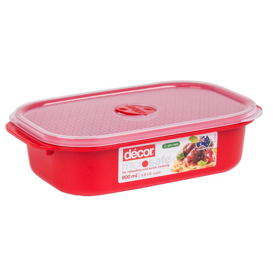 Decor Microsafe Container Oblong 900ml