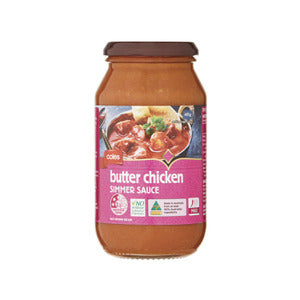 Coles Simmer Sauce Butter Chicken 485g