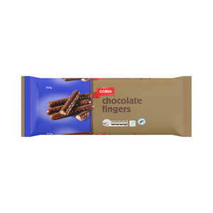 Coles Biscuits Chocolate Fingers 200g
