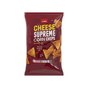 Coles Corn Chips Cheese Supreme 200g