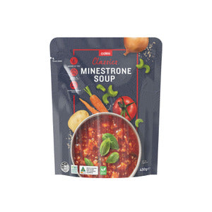 Coles Soup Pouch Minestrone 430g