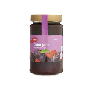 Coles Jam Plum 450g