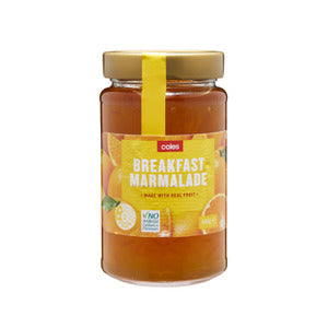 Coles Jam Breakfast Marmalade 480g