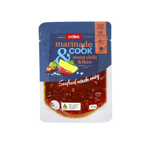 Coles Marinade & Cook Sweet Chilli & Lime 120g