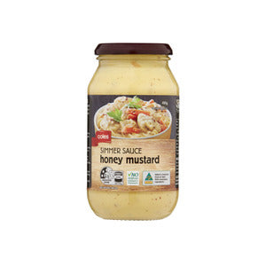 Coles Simmer Sauce Honey Mustard 485g