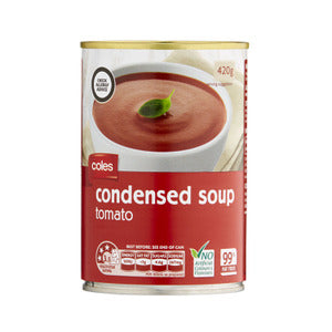 Coles Condensed Soup Tomato 420g