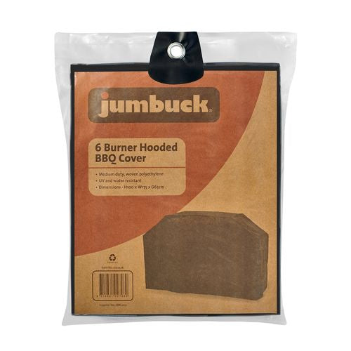 Jumbuck BBQ Cover Hooded 6 Burner