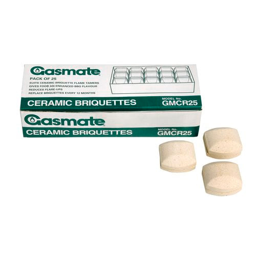Gasmate Ceramic BBQ Briquette 25 Pack
