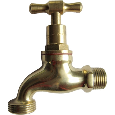 Kinetic 15mm Polished Brass Garden Tap