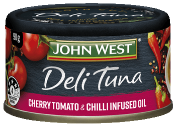 John West Tuna Deli Cherry Tomato & Chilli Infused Oil 90g