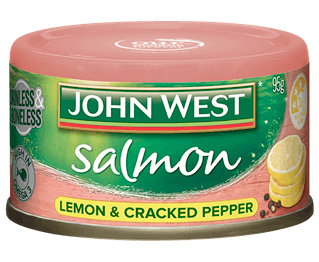 John West Salmon Tempters Lemon & Cracked Pepper 95g