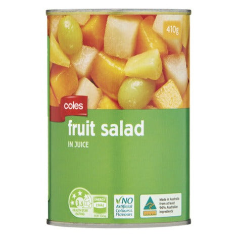 Coles Fruit Salad in Juice 410g