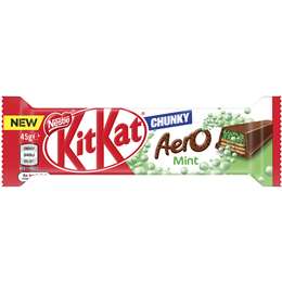 Nestle Bar KitKat Chunky Aero Mint 45g