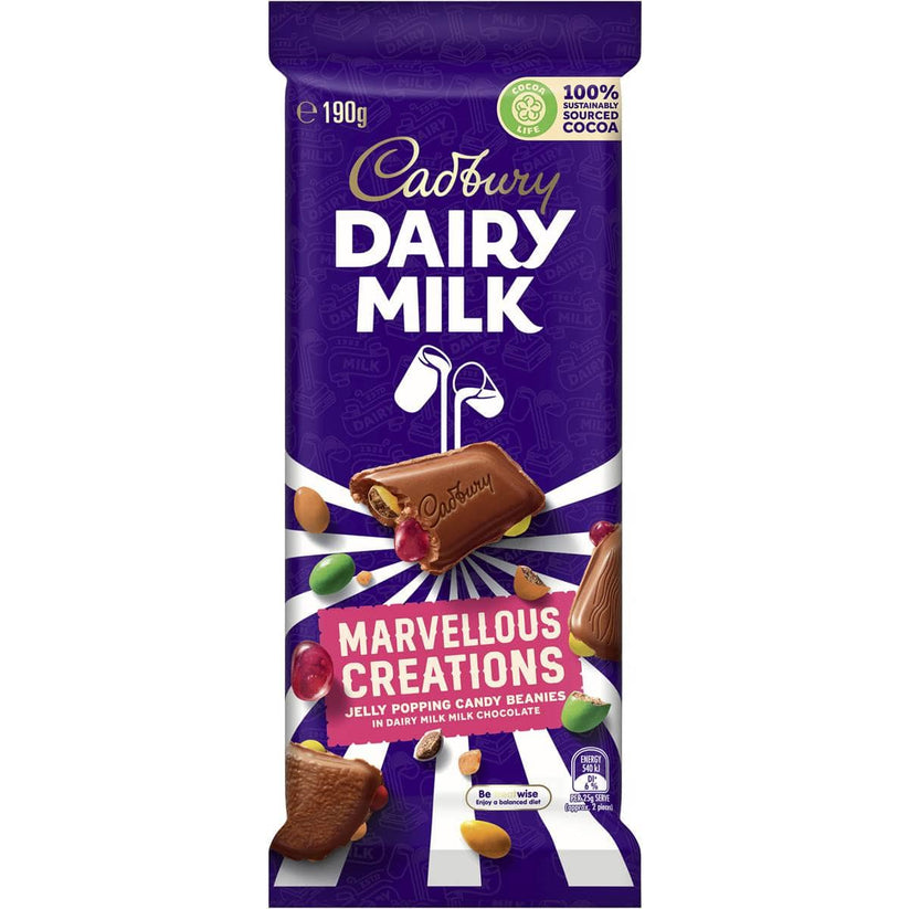 Cadbury Block Marvellous Creations 190g – Bunnasia