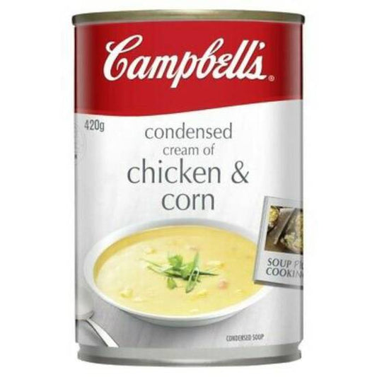 Campbell's Soup Condensed Cream of Chicken & Corn 420g