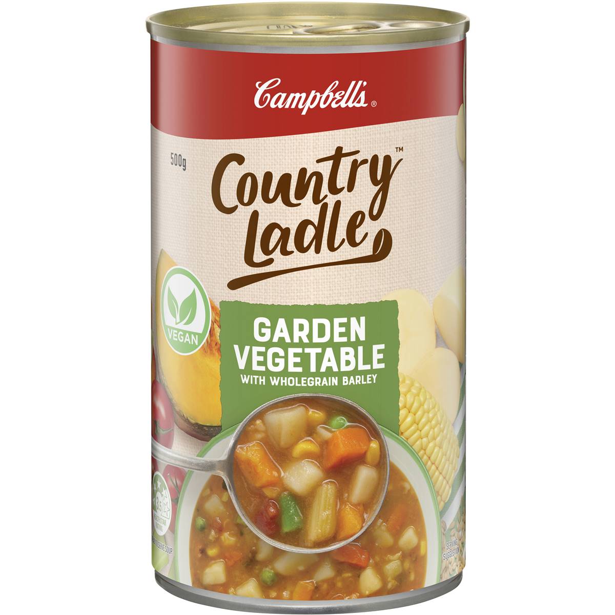 Campbell's Soup Country Ladle Garden Vegetable & Wholegrain Barley 500g